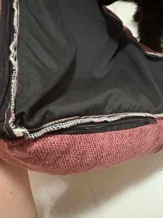 Cama para perro a cuadros