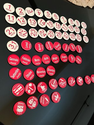 Coca Cola Calendario Perpetuo