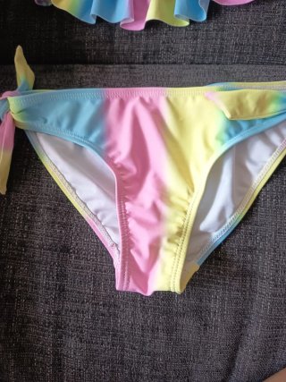 Bikini niña 9-10 años multicolor