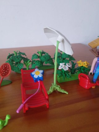 Playmobil Giardino con Figure e Accessori