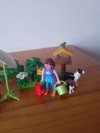 Playmobil Giardino con Figure e Accessori