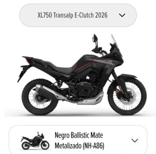 2026 VER DESCRIPCIÓN OFERTA HONDA TRANSALP 750 E-C