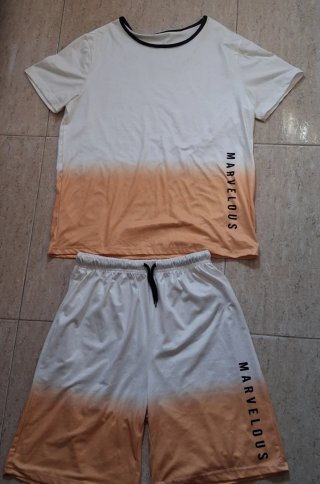 Chándal Verano Marvelous Blanco Naranja