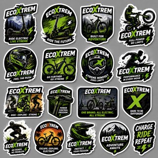 Pegatinas ECOXTREM Patinete Eléctrico