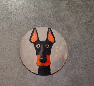 Sottobicchieri in legno con stampe Cani Simpatici