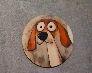 Sottobicchieri in legno con stampe Cani Simpatici