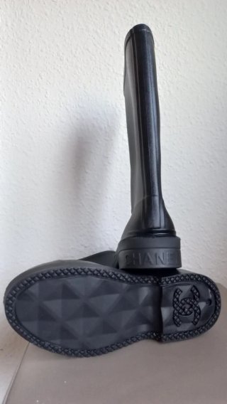Botas Chanel Talla 39.5 Negras