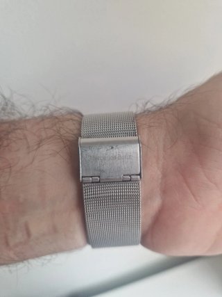 Reloj Mercedes Benz Negro y Plateado
