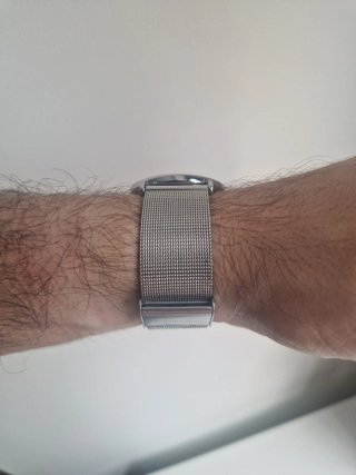 Reloj Mercedes Benz Negro y Plateado