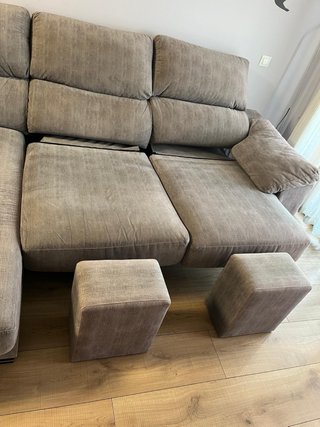 Sofá Chaiselongue 3 plazas 2,72m con arcón