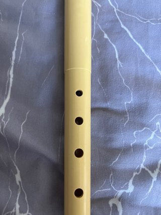 Flauta dulce mas funda con diseño y limpiador