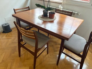 Tavolo/sedie metà secolo, anni '50-'60