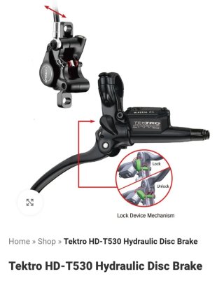 Freno Trasero Tektro HD-T530 Xuriga