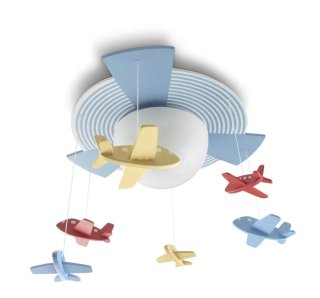 Lámpara Techo Infantil Aviones Philips