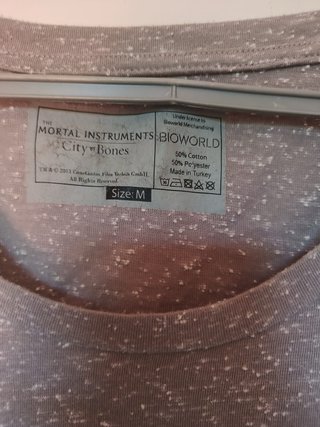 Camiseta Gris The Mortal Instruments