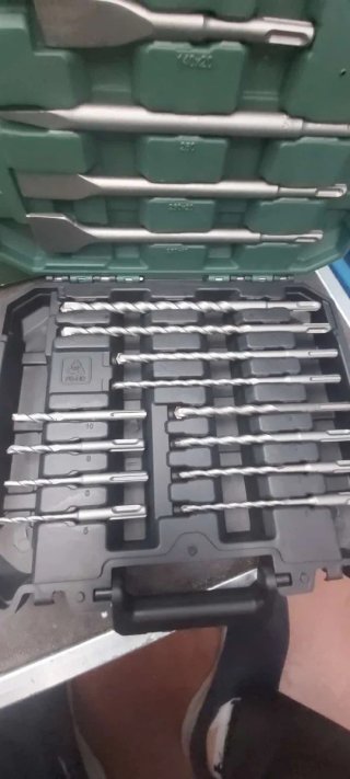 Juego brocas y cinceles Parkside SDS-Plus