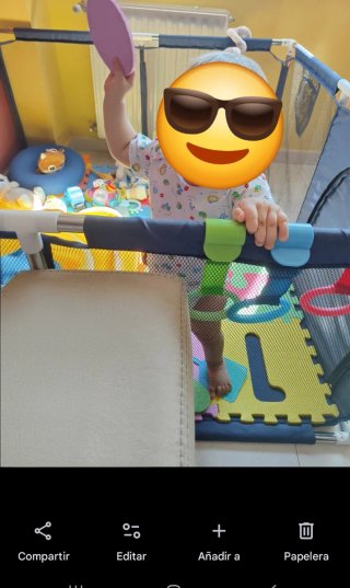 Parco giochi per bambini blu navy con anelli