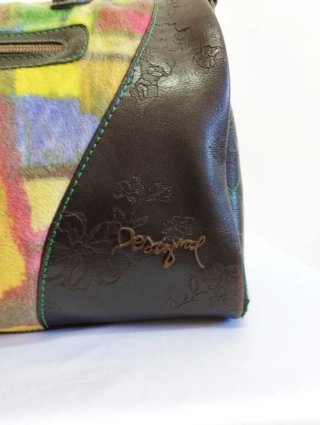 Bolso Desigual Marrón Multicolor