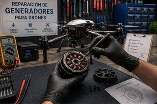 Reparación de generadores para drones en Malaga