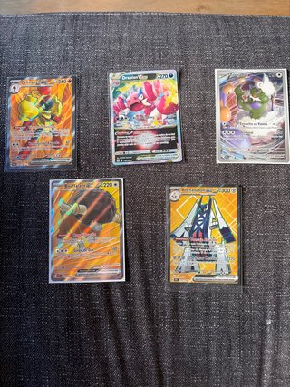 Lote 5 Cartas Pokémon EX V VSTAR