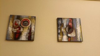 Conjunto de 2 cuadros modernos