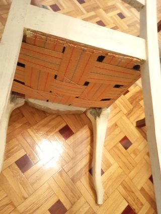 3 Sillas Antiguas Madera y Caña