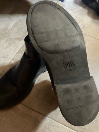 Botines Zara Talla 43 Negros