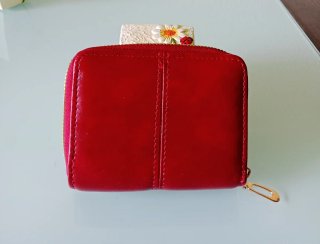 Cartera de mujer roja