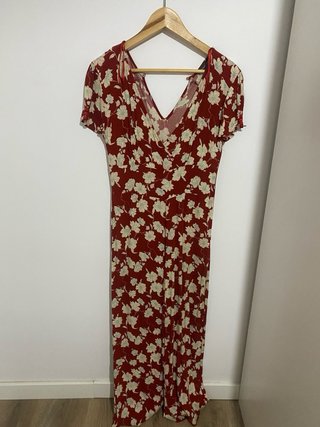 Mono estampado floral marrón