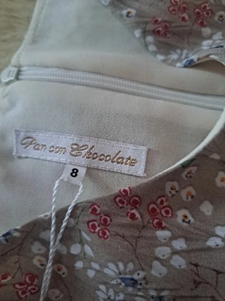 Vestido Niña Pan Con Chocolate Estrenar Etiqueta