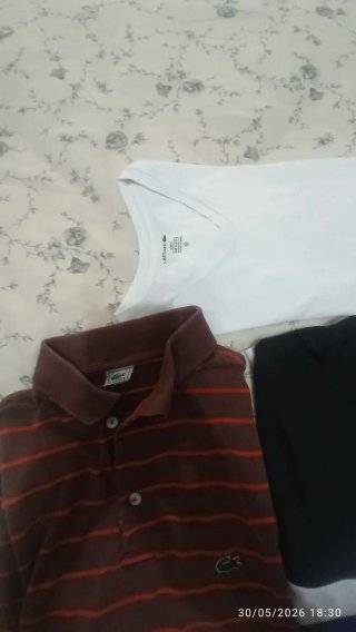 Pack 5 Polos y Camisetas Lacoste Talla L