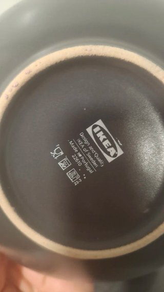 Lote Vajilla Ikea Negra y Transparente