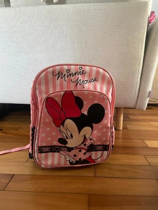Mochila Infantil Minnie Mouse Rosa