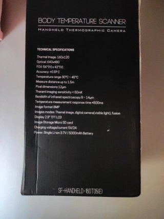 Cámara Térmica Safire Body Temperature Scanner