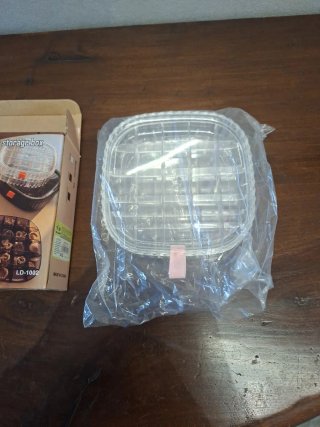 Portagioie trasparente 2 ripiani