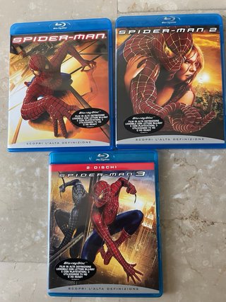 Cofanetto Blu-ray Spider Man 4BD Alta Definizione