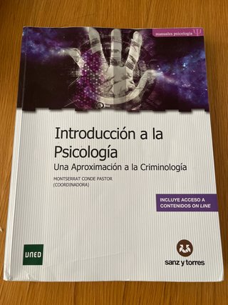Libro Introducción a la Psicología. Uned