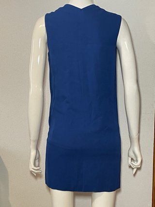 Vestido Massimo Dutti Azul Eléctrico Talla S
