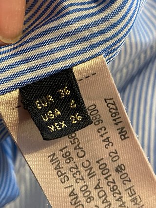 Vestido Massimo Dutti Azul Eléctrico Talla S