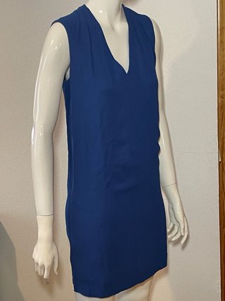 Vestido Massimo Dutti Azul Eléctrico Talla S