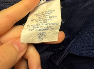 Polo Majestic Azul Marino Talla XXXL