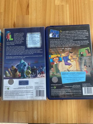 Películas VHS Disney: Toy Story 2 y Dumbo
