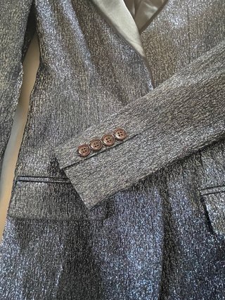 Blazer Olla nero/argento