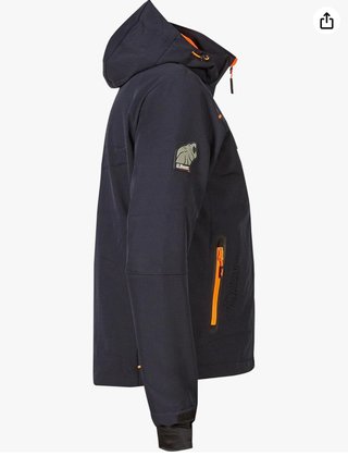 Chaqueta softshell U-Power Space azul marino