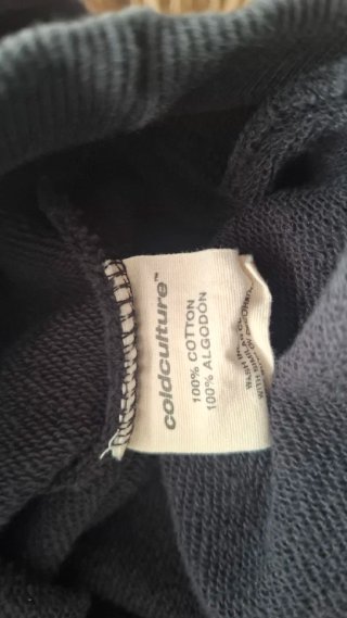 Sudadera Cold Culture Negra y Naranja