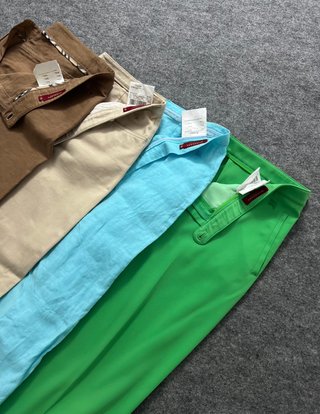 Lote 4 Pantalones Burberry Mujer
