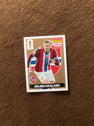 Cromo Erling Haaland Especial Panini mundial 2026
