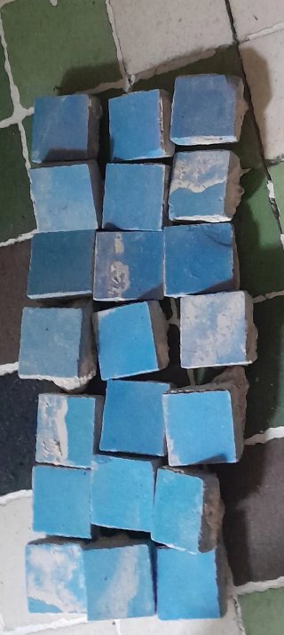 Baldosas hidráulicas azules (21uds)