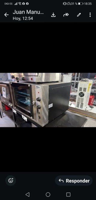 Horno Convección Industrial 5 Bandejas 60x40