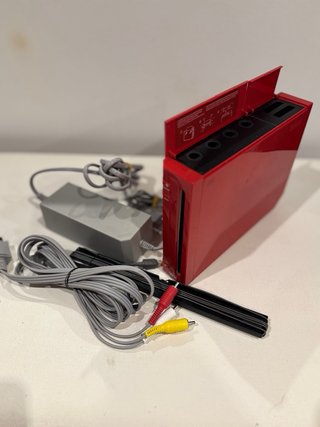 Nintendo Wii Vermelha Completa
